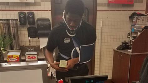 Photo Of Injured Chick Fil A Employee Goes Viral After Customer Shares