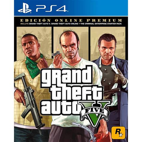 Ps4 Gta 5 Grand Theft Auto V Premium Online Edition