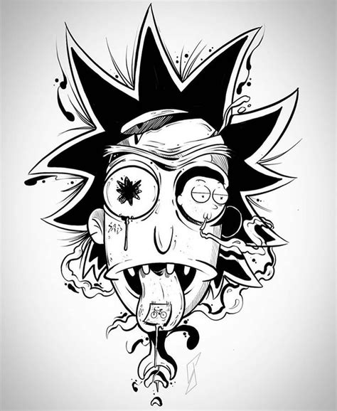 Rick And Morty Stoner Cartoon Drawings Pin on Life Последние твиты от rick and morty