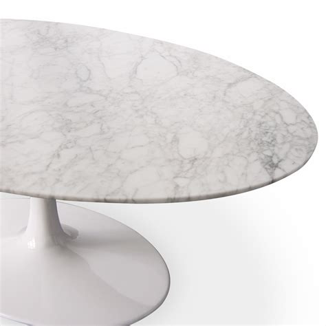 sienna pedestal oval marble coffee table