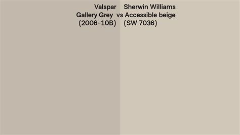 Valspar Gallery Grey 2006 10b Vs Sherwin Williams Accessible Beige