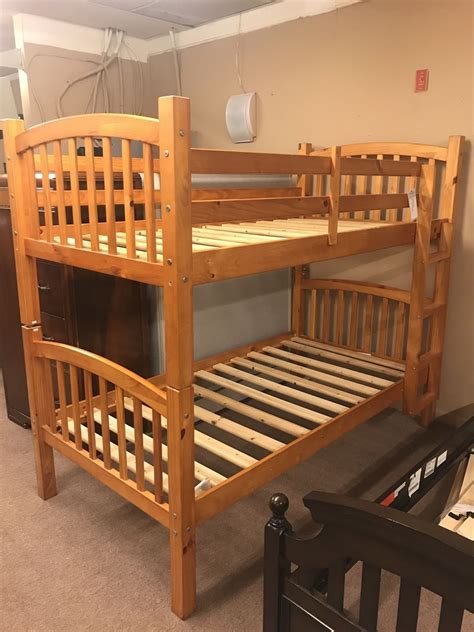 Pine Twin Bunk Bed Delmarva Furniture Consignment