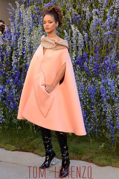 In Or Out Rihanna At The Christian Dior Spring 2016 Show Tom Lorenzo