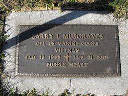 Corp Larry L Musgraves 1948 2003 Find A Grave Memorial