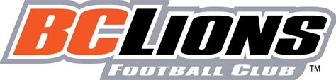 Bc Lions Wordmark Logo Canadian Football League Cfl Chris Creamer