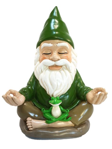 Zen Gnome Tranquility And Peacefulness For Your Fairy Garden And