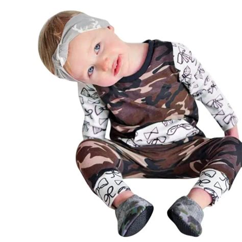 Fashion Children Clothing Newborn Toddler Infant Baby Boys Camouflage