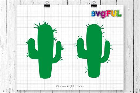 Cactus Svg Cactus Clipart Cactus Silhouette Cricut Files Svg Dxf