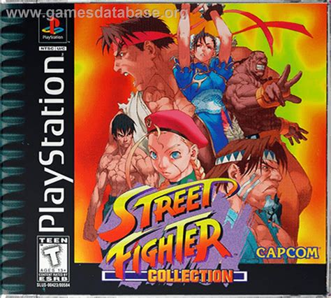 Street Fighter Collection Sony Playstation Artwork Box