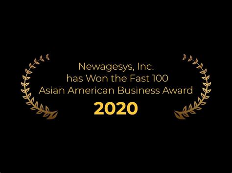 Blognewagesys Inc Has Won The 2020 Fast 100