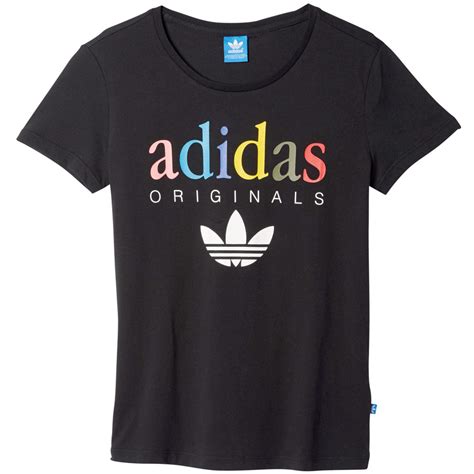 Jeder sportler verdient das bestmögliche produkt für seinen sport. adidas Originals T-Shirt Damen-Tee Black | Fun-Sport-Vision