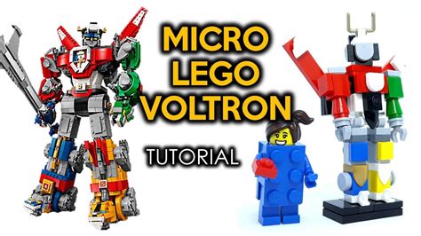 How To Build A Micro Lego Voltron With Articulation Youtube