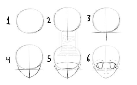 Manga Steps Anime Face Drawing Anime Drawings For Beginners Drawing
