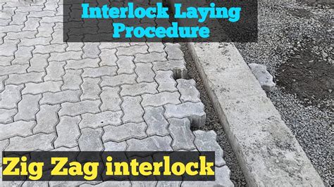 Road Construction Interlock Paver Tile Block Procedure In India