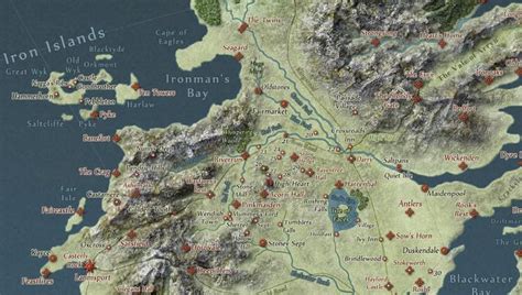 Game Of Thrones Interactive Map Allows You To Explore The Seven