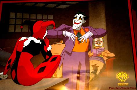 Warner Brothers Animation Cell The First Appearance Of Harley Quinn