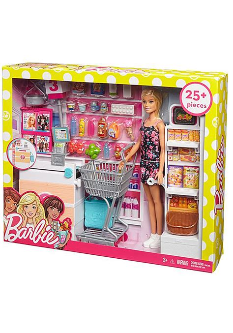 Barbie Supermarket Doll And Play Set Barbie Dolls And Accessories