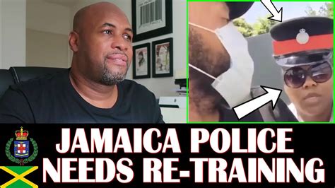 jamaica police woman oversteps boundary youtube