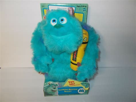 Glowing Bedtime Sully Monsters Inc Doll Talking Plush 2001 Hasbro