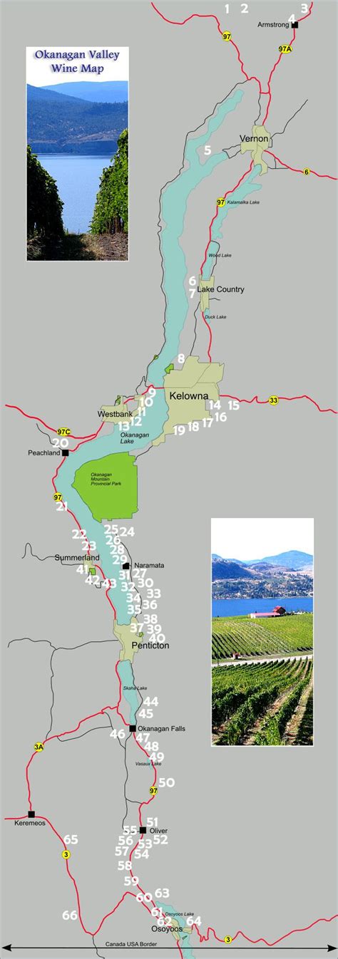 Town of osoyoos box 3010, 8707 main street. :: OKANAGAN.COM :: Okanagan Wine Map :: Okanagan Wineries ...