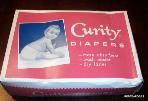 Curity Vintage Cloth Diapers 12 New In The Box 1957 Sz 21x40