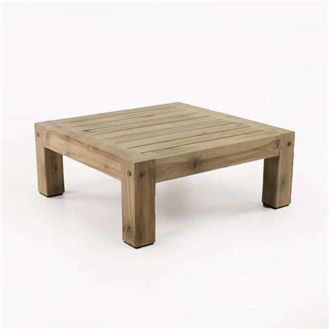 It will blend seamlessly with any existing decor scene. Lodge Outdoor Distressed Teak Coffee Table | Design ...