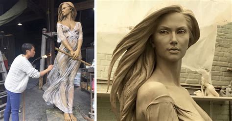 Life Sized Female Sculptures Inspired By The Graceful Beauty Of
