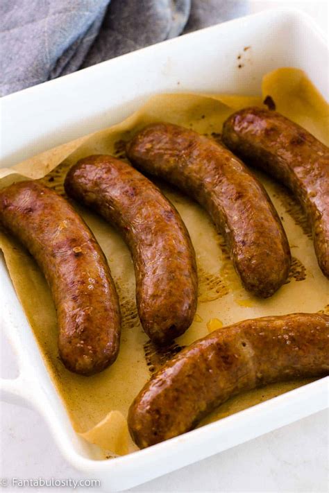 How To Cook Sausages In The Oven Fantabulosity