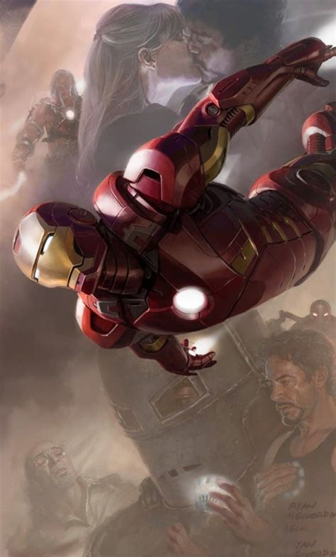 1280x2120 Avengers Black Widow Hulk Iron Man Iphone 6 Hd 4k Wallpapers
