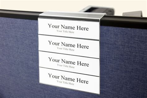 Cubicle Name Plate Hanger Cubicle Name Plate Holders Cubicle Name