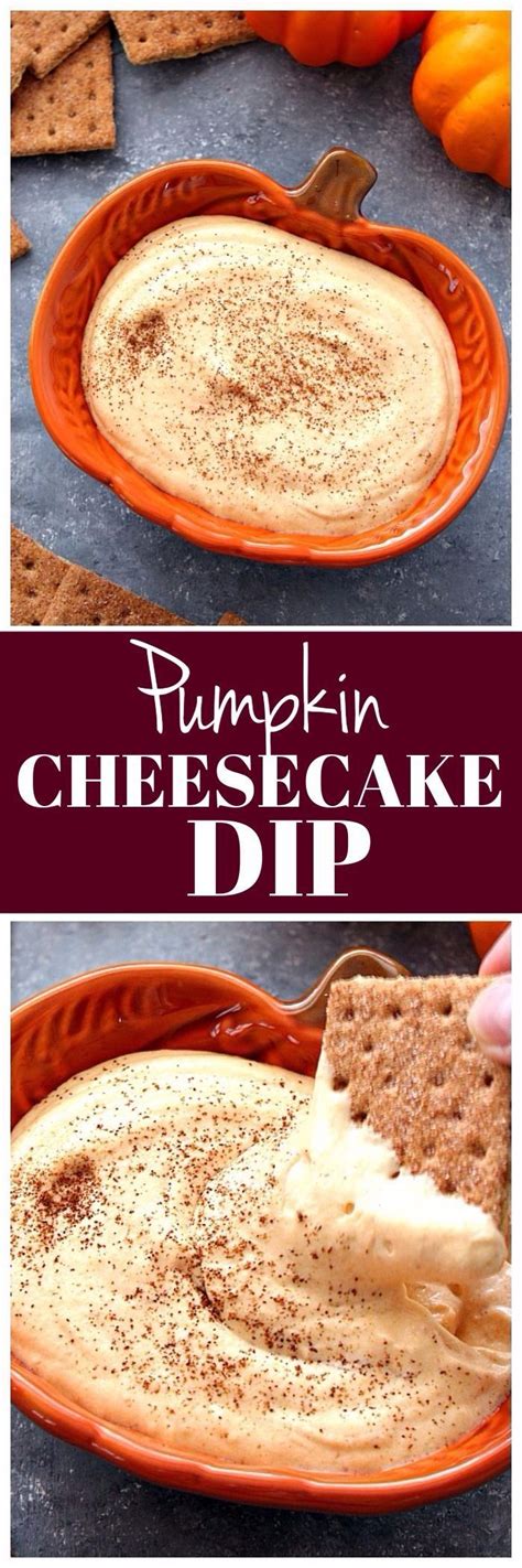 Pumpkin Cheesecake Dip Recipe Sweet And Creamy Dip That Tastes Just