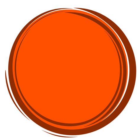 Download Orange Circle Frame Circle Royalty Free Stock Illustration