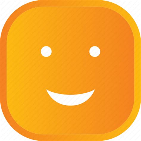 Emoji Face Facial Happy Smiley Yellow Icon