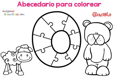 Abecedario Para Colorear 16 Imagenes Educativas