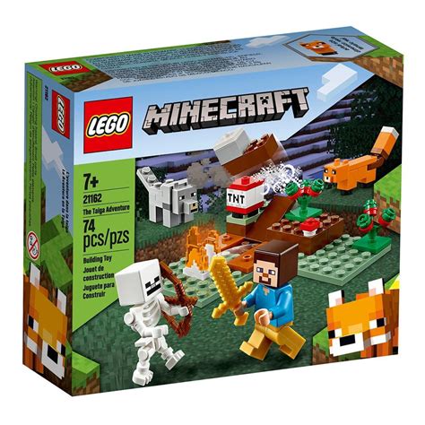 Set Lego Minecraft Steve Y Esqueleto 21162 Walmart