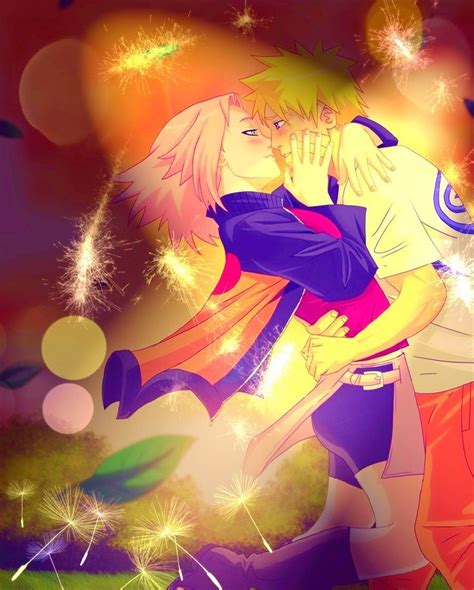 Sakura E Naruto In Pretty Sunrise 🌄 Scene Narusaku Shippuden