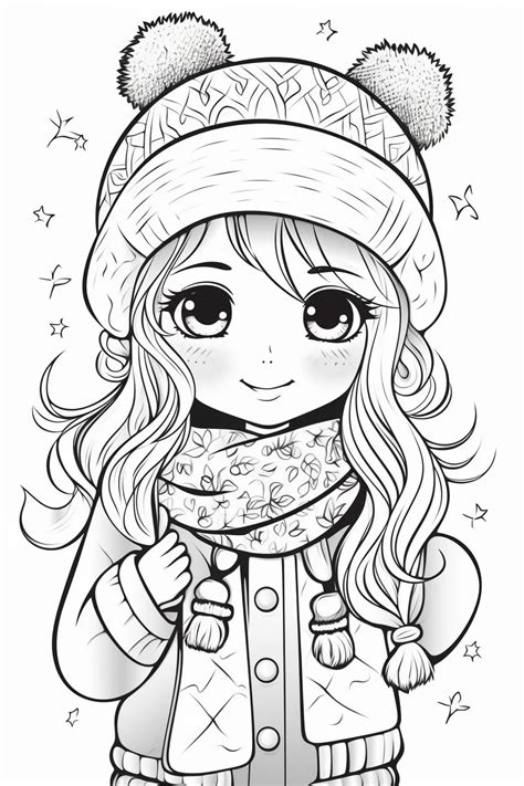 Girl Coloring Pages Easy Printable 35 Images Kids Dra