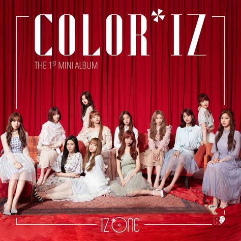 Billboard described the song as a festive synth pop song which takes its name to heart with the sliding. IZ*ONE 'COLOR*IZ' album cover 2 by https://www.deviantart ...