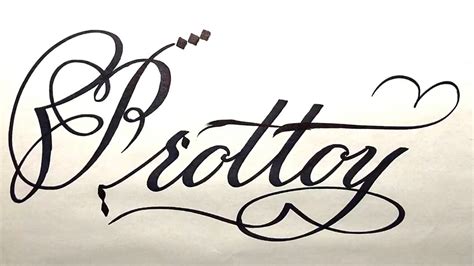 Prottoy Name Signature Calligraphy Status How To Draw Cursive