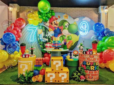 Encante Se Com As 25 Inspirações De Festa Mario Bros