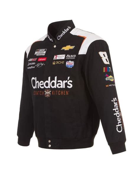 Jh Design Kyle Busch Cheddar S Twill Uniform Full Snap Jacket In Black For Men Lyst