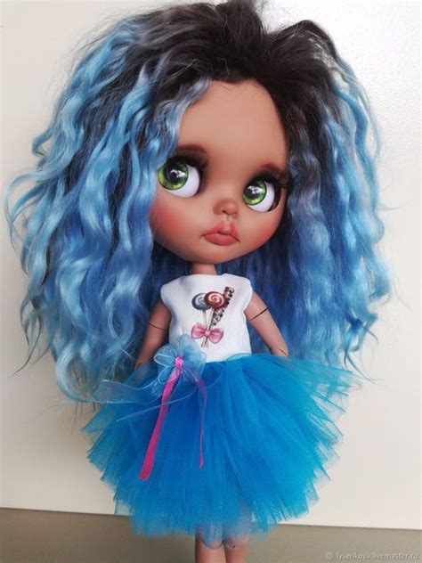 Кукла Блайз с натуральными волосами заказать на Ярмарке Мастеров