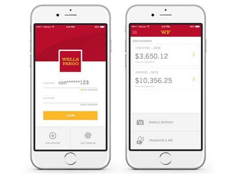For customer service queries, please follow @ask_wellsfargo. Wells Fargo App by Connor Hasson - Dribbble