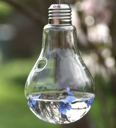 Glass Hanging Vase Lightbulb By Bonnie And Bell