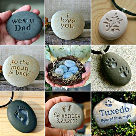 Engraved Stones And Rocks Ideas Youll Love Video Tutorial Dremel