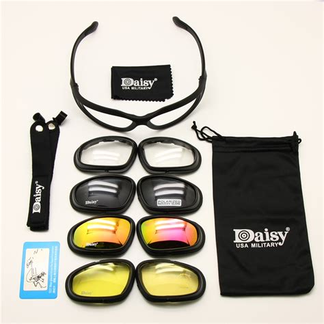 polarized army goggles 4 lens kit