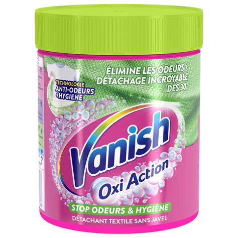 Vanish Oxi Action Détachant Textile Stop Odeur 470g Pas Cher Auchanfr