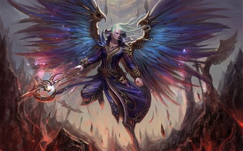 Fantasy Angel Warrior Artwork Art Wallpaper 2560x1600 649738