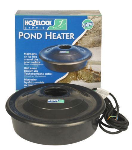 Hozelock 100w Floating Pond Heater Prevent Winter Ice Water Fish Koi
