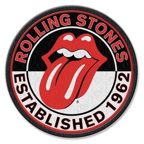 The Rolling Stones Embroidered Iron on Patch - Est. 1962 | Rolling stones poster, Rolling stones ...
